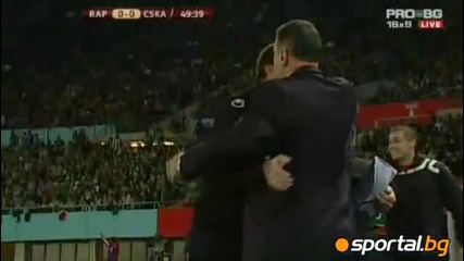 Rapid Wien 1 - 2 Cska Sofia 