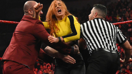 Chaos erupts during Women’s Chamber Match contract signing: Raw, Feb. 24, 2020