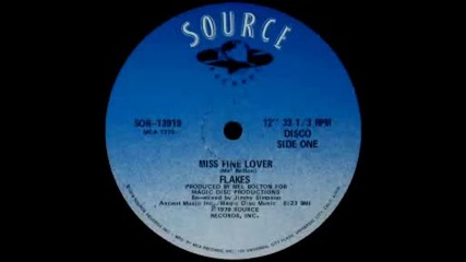Flakes - Miss Fine Lover (1979) Disco 12