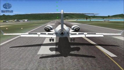 Fsx кацане на летище juliana