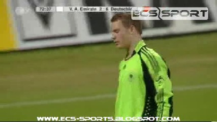 United Arab Emirates - Germany 2 - 6 (2 - 7,  2 6 2009)