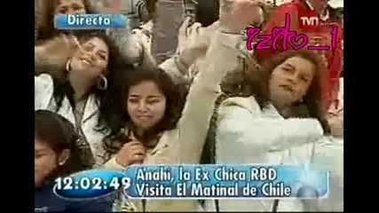 Anahi en Buenos dias ... пее 
