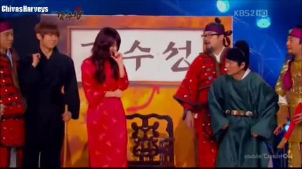 Js Hyunseung & Hyuna @ Kbs Gag Concert Cut