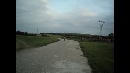 Simson wheelie