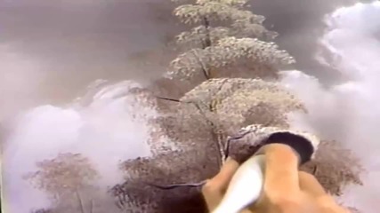 S07 Радостта на живописта с Bob Ross E01 - зимна хижа ღобучение в рисуване, живописღ
