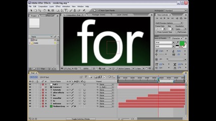 Rendering After Effects 