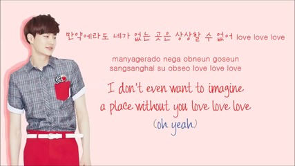 Exo-k - Love, Love, Love (color Coded Hangul-rom-eng Lyrics)