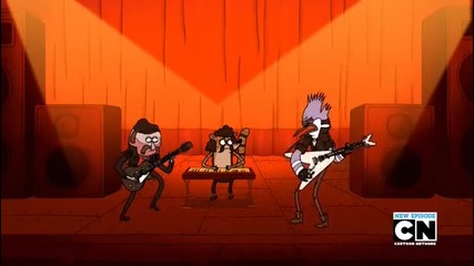 Парк Шоу - Regular Show - сезон 5 епизод 23 - Guitar of rock - Китара на рока