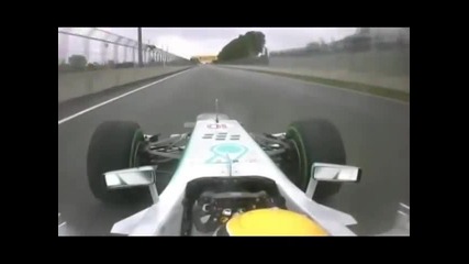 F1 Гран при на Канада 2013 - една обиколка с Hamilton [hd][onboard]