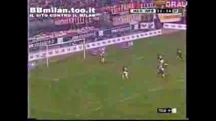 Milan - Inter - 0 - 1, Vieri