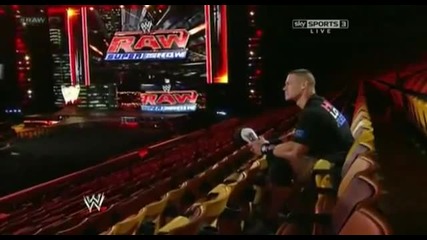 Wwe Raw 5.3.2012 John Cena Talk About His Match Against The Rock At Wrestlemania 28