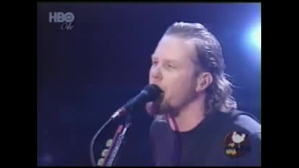 Metallica - Nothing Else Matters Woodstock 1999 + lyrics