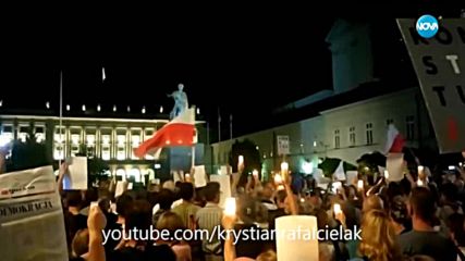 Хиляди протестираха срещу съдебната реформа в Полша