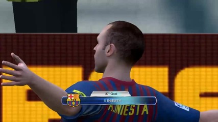 Fifa 12 - Гол от центъра с Иниеста !