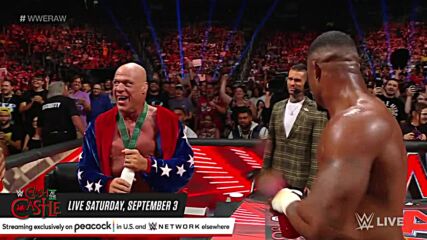 Kurt Angle rejects The Street Profits’ solo cups in favor of a tasty serving of milk