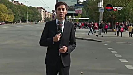 Спокойствие сред "червените" фенове преди мача