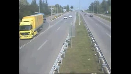 Crazy Truckers On European Highway