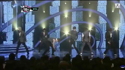 U-kiss - Stop Girl @ M!countdown (27.09.2012)