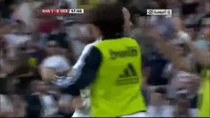 real madrid vs osasuna 1 0 goal ricardo carvalho 11.09.10