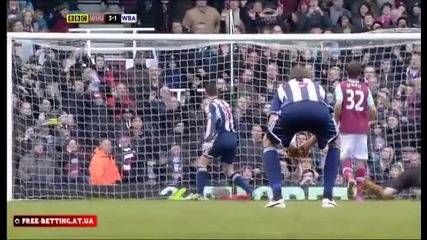 West Ham U.- West Bromwich A. 3-1