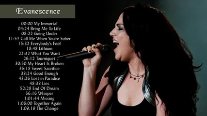 Evanescence Greatest Hits - The Best Of Evanescence - (full Album)