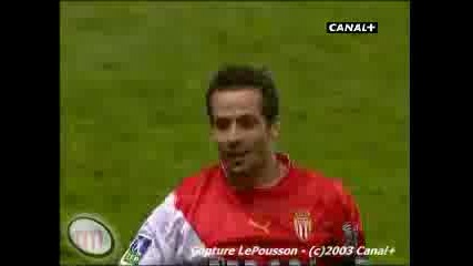 Monaco - Lens Страхотен Гол На Giuly