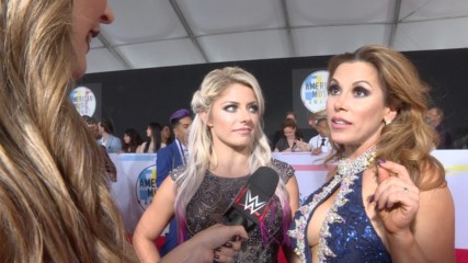 Alexa & Mickie & Trish & Lita at the American Music Awards: WWE.com Exclusive, Nov. 12, 2018