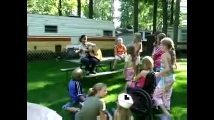 Justin Bieber singing I ll Be by Edwin Mccain
