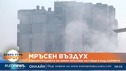 В първите дни на новата година въздухът в големите градове остава силно замърсен