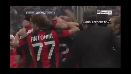 Фамозен гол на Андреа Пирло срещу Парма! Парма - Милан 0:1