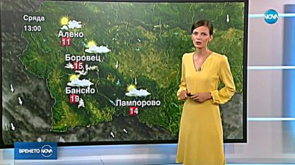 Прогноза за времето (11.09.2018 - централна емисия)