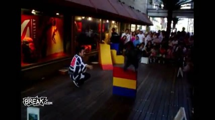 Rollerskating Monkey in Japan 