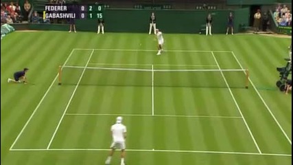Highlights Federer vs Gabashvili Wimbledon 2007 