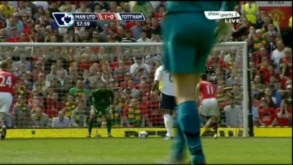 24.04.10 Манчестър Юнайтед - Тотнъм 1:0 Райън Гигс гол ! 