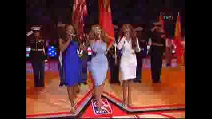 Destinys Child Sings The National Anthem