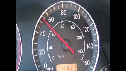 Infiniti fx 35 0 - 140 km/h