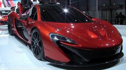 Mclaren P1 в детайли ! (2012 Paris Motor Show)