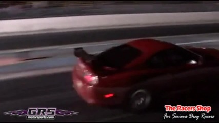 700hp Red Toyota Supra Twin Turbo