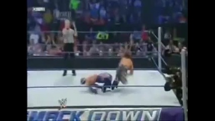 Shawn Michaels Sweet Chin music on Rey Mysterio in mid-air