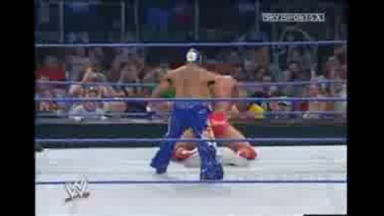 John Cena. Rey Mysterio & Rob Van Dam vs Kenzo Suzuki.rene Dupree & Booker T