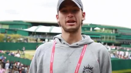 Григор Димитров в интервю по време на Wimbledon 2011 Part 2