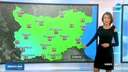 Прогноза за времето (10.11.2017 - централна)