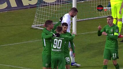 Лудогорец - Славия 2:0 /първо полувреме/