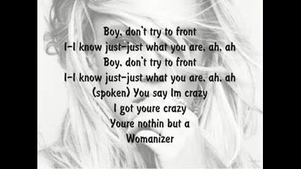 Britney Spears - Womanizer [lyrics]