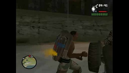 gta sa хищника на трактор