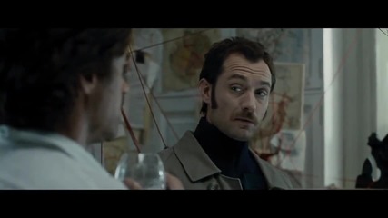 Sherlock Holmes Game Of Shadows - Are You Drinking Embalming Fluid