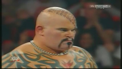 Lord Tensai - ( А- Тrain ) - W W E Debut -|- Monday Night Raw 02.04.12