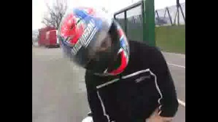 Casey Stoner Meets The New Monster 696