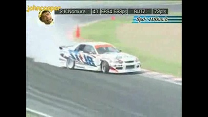 Много Луд Японски Дрифт от D1gp 