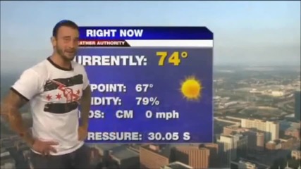 Cm Punk Does The Weather (hd)